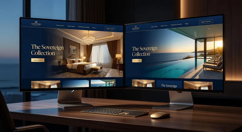luxury hotel website project